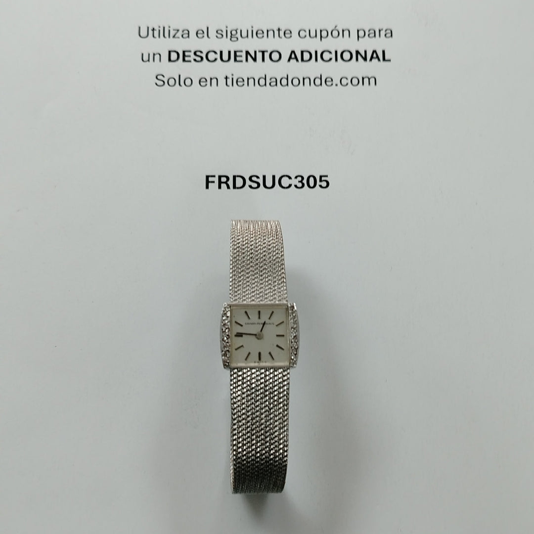 RELOJ CAJA Y PULSO ORO ORO 18 K 41.8 GRMS (SEMINUEVO)