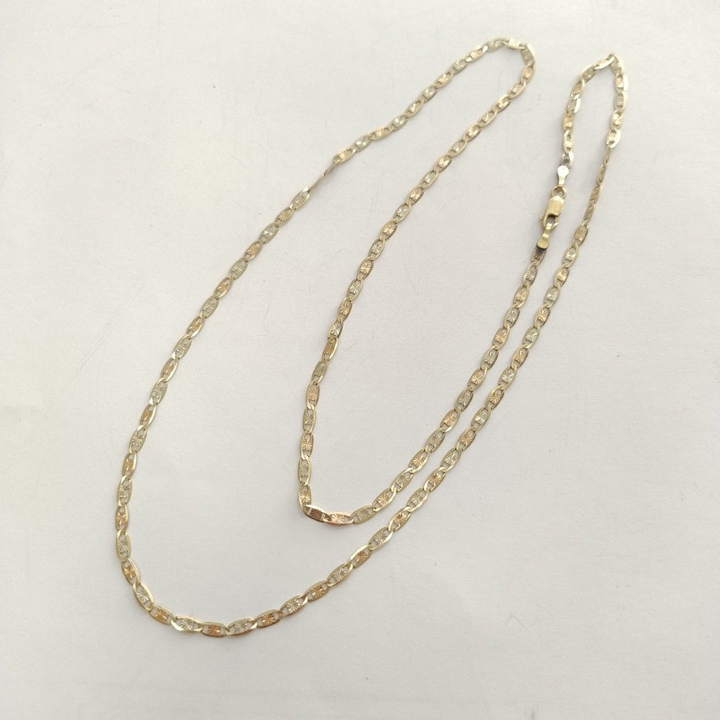 CADENA ORO COMBINADO 14 K 4.7 GRMS (SEMINUEVO)