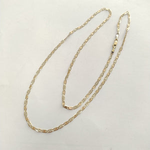 CADENA ORO COMBINADO 14 K 4.7 GRMS (SEMINUEVO)