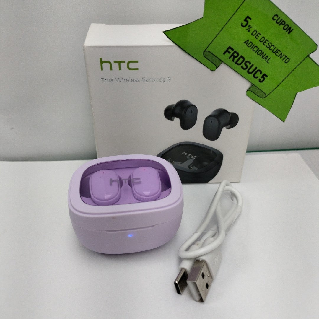 AUDIFONOS HTC EARBUDS 9 INALAMBRICO IN EAR (SEMINUEVO)