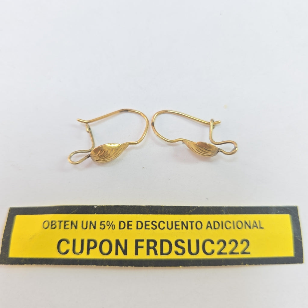 ARETES PAR ORO 10 K 1,20 GRMS (SEMINUEVO)