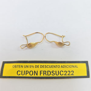 ARETES PAR ORO 10 K 1,20 GRMS (SEMINUEVO)