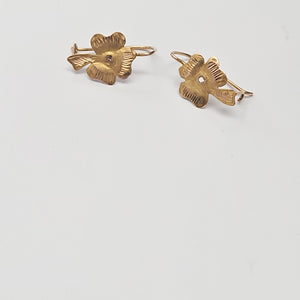 ARETES PAR ORO 8 K 1,10 GRMS (SEMINUEVO)