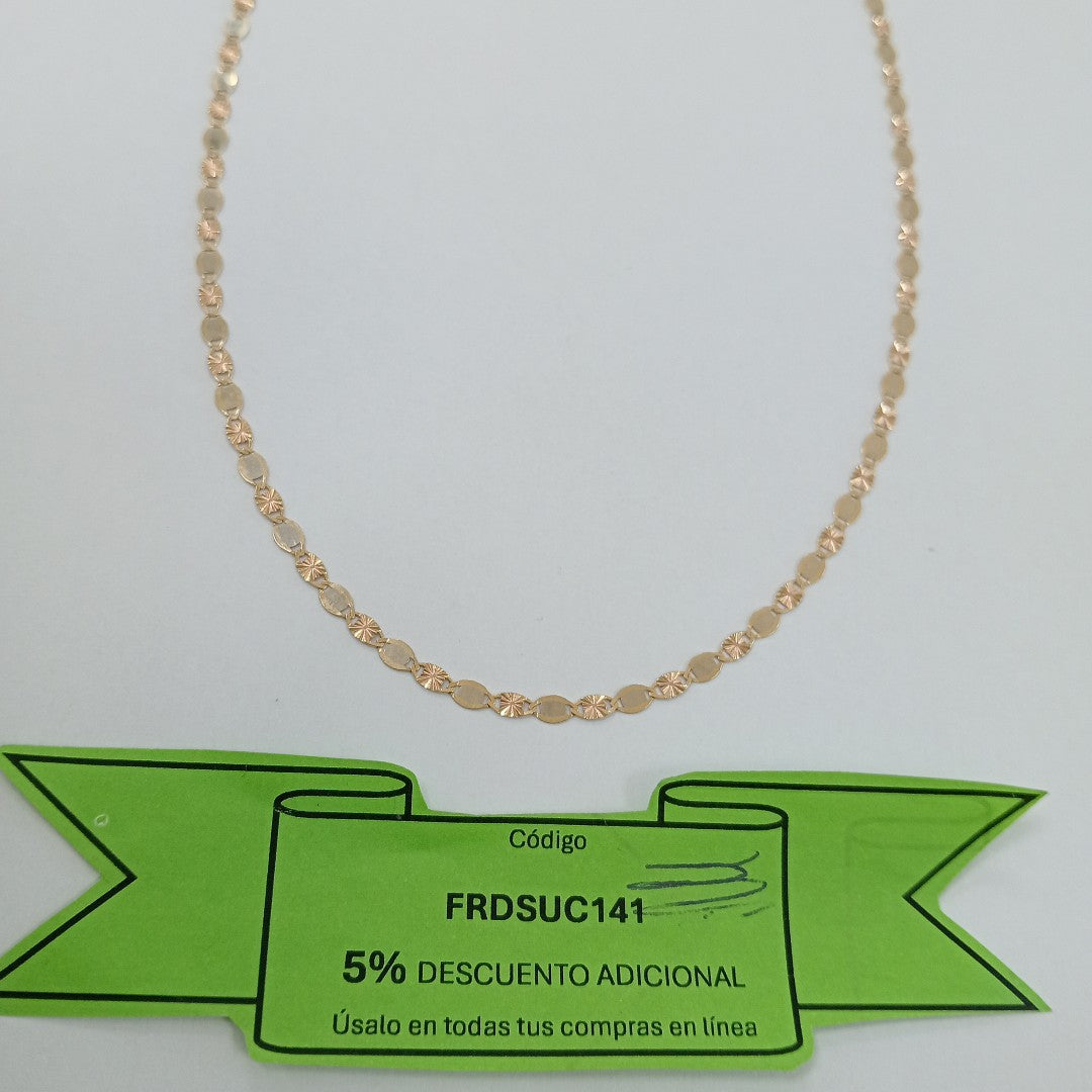 CADENA ORO 14 K 2,60 GRMS (SEMINUEVO)