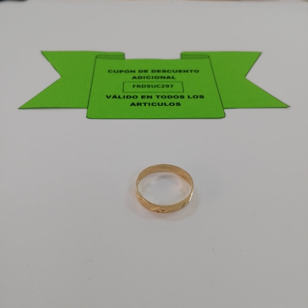 ARGOLLA ORO 10 K 1 GRMS (SEMINUEVO)