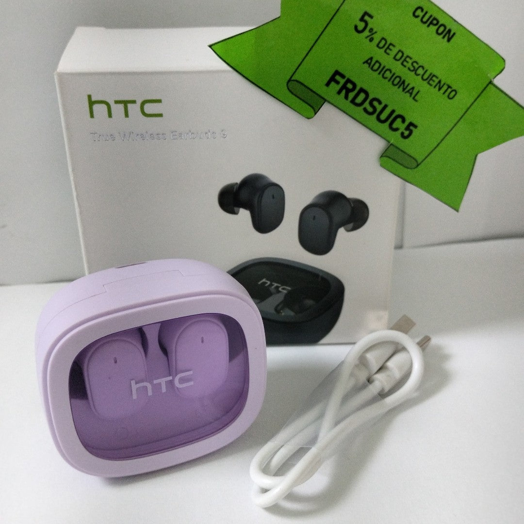AUDIFONOS HTC EARBUDS 9 INALAMBRICO IN EAR (SEMINUEVO)