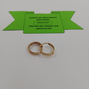 ARRACADAS PAR ORO 10 K 1.7 GRMS (SEMINUEVO)