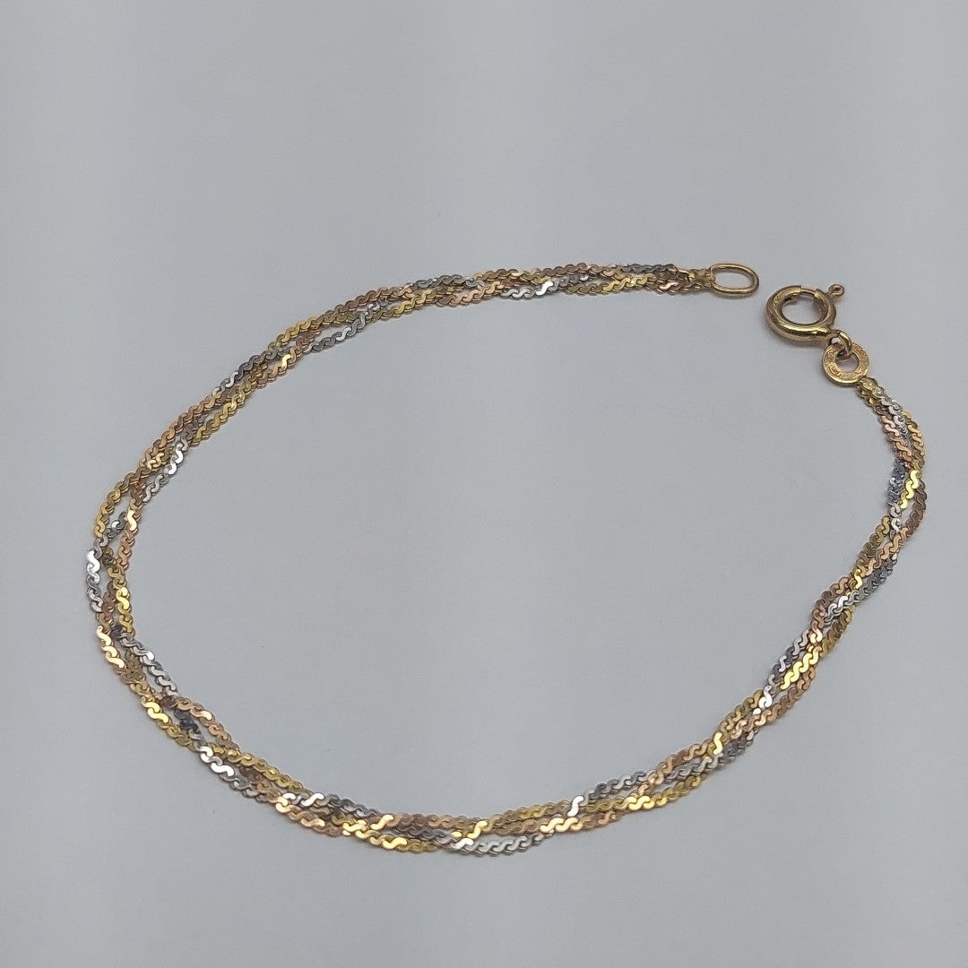 PULSERA ORO 14 K 2.4 GRMS (SEMINUEVO)