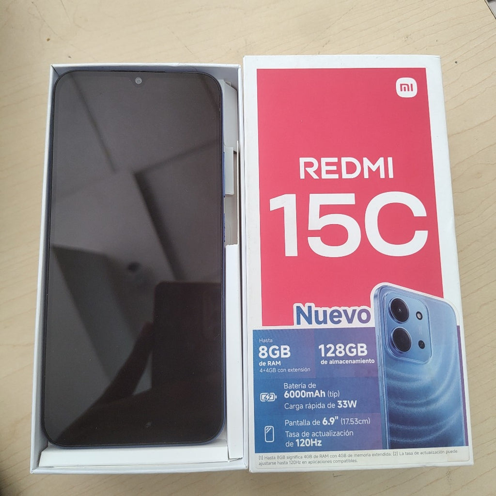 CELULAR XIAOMI REDMI 15C 25078RA3EL (2025) 128 GB 4 GB RAM (SEMINUEVO)