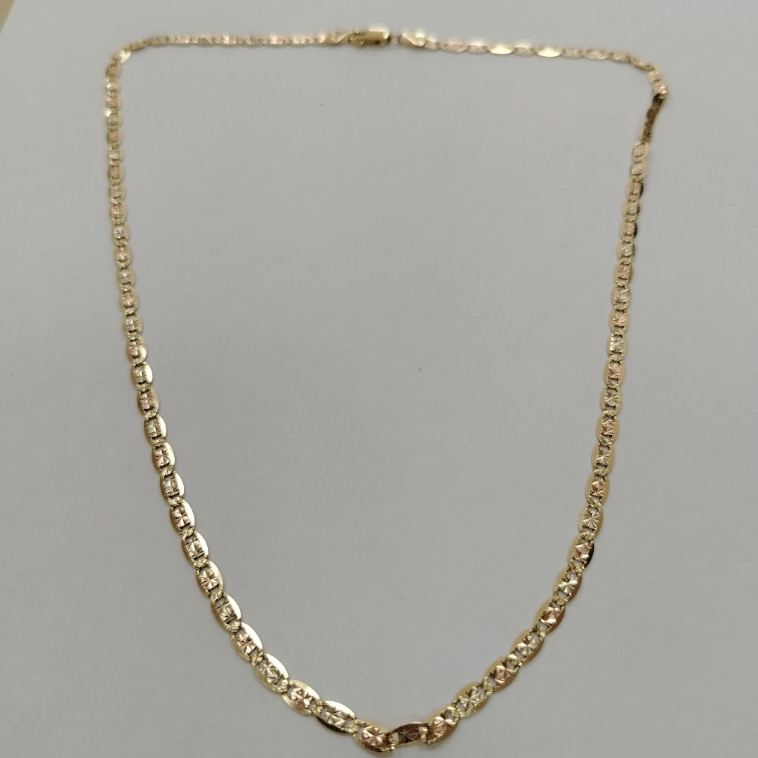 CADENA ORO, ORO COMBINADO 14 K 9 GRMS (SEMINUEVO)