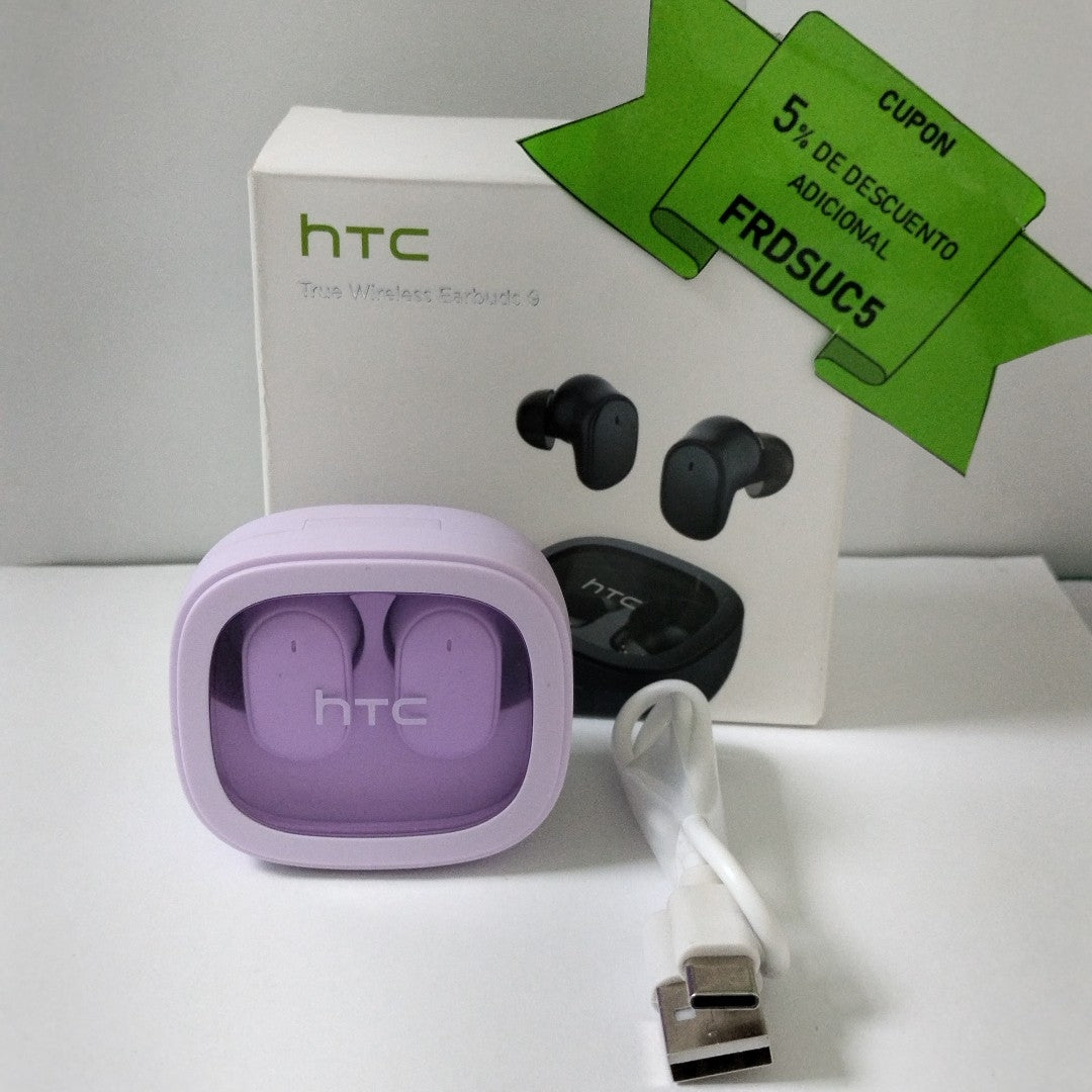AUDIFONOS HTC EARBUDS 9 INALAMBRICO IN EAR (SEMINUEVO)