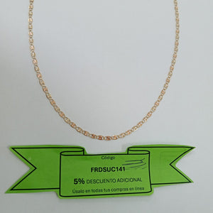CADENA ORO 10 K 2,50 GRMS (SEMINUEVO)