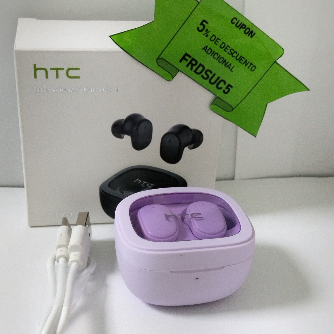 AUDIFONOS HTC EARBUDS 9 INALAMBRICO IN EAR (SEMINUEVO)