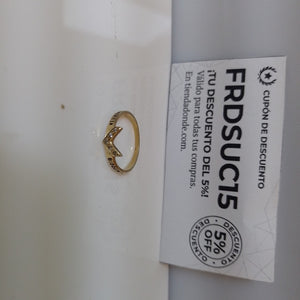 ANILLO DE GRADUACIÓN ORO 10 K 1.5 GRMS (SEMINUEVO)