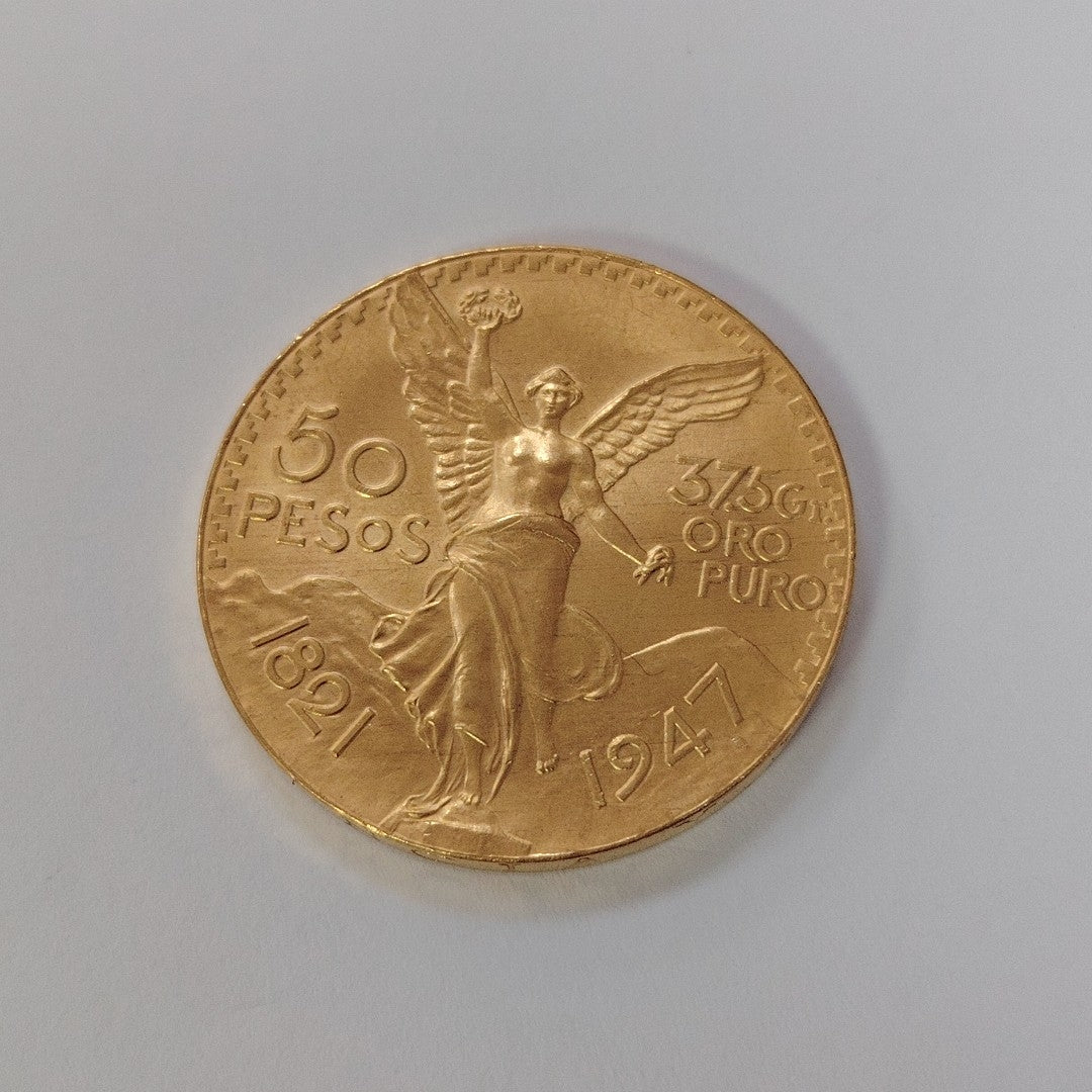 K1 41.6 GRMS 21 K IDENTIFICACIÓN MONEDA NOMINATIVA MONEDAS PESOS 50 PESO (SEMINUEVO)
