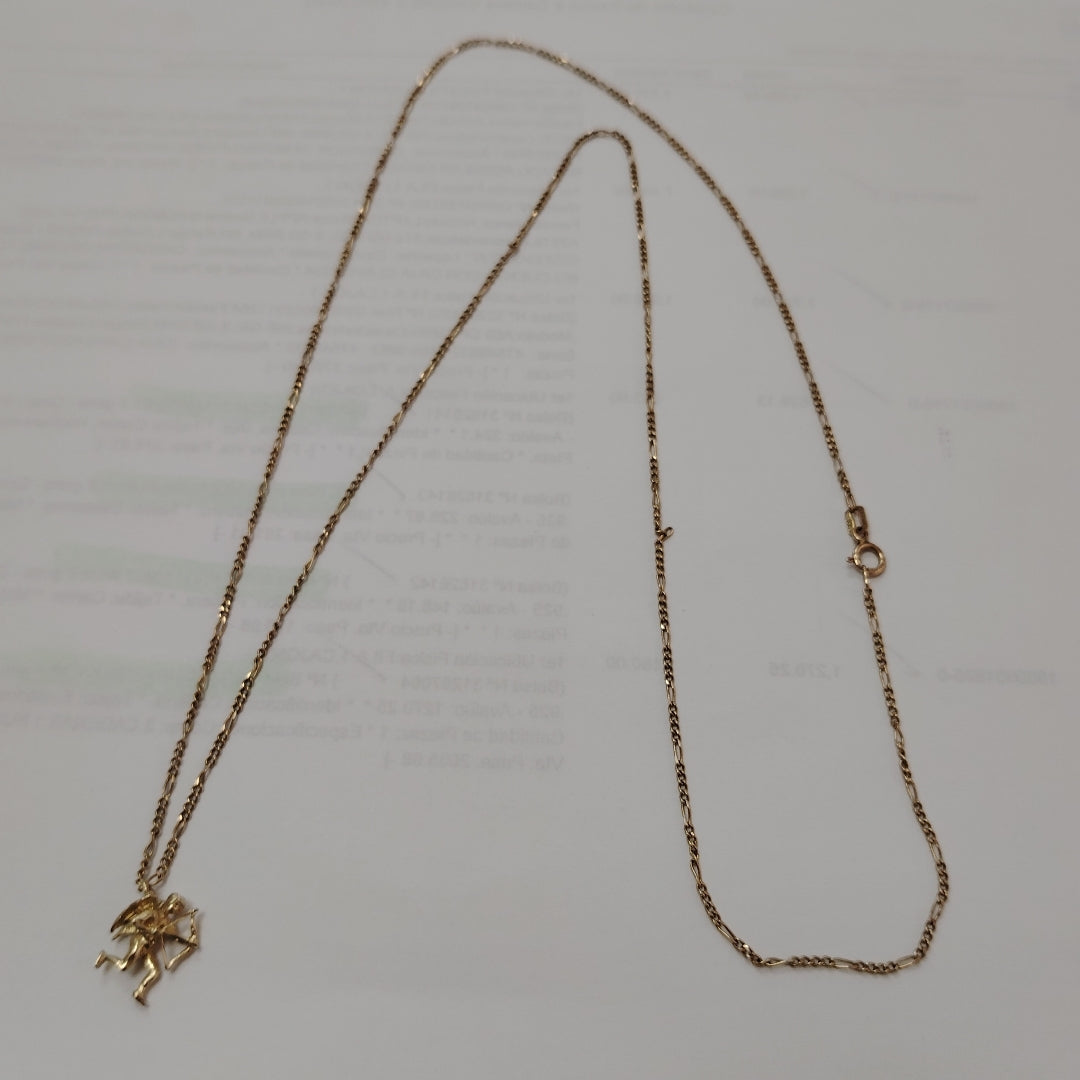 CADENA, DIJE ORO 14 K 4.3 GRMS (SEMINUEVO)
