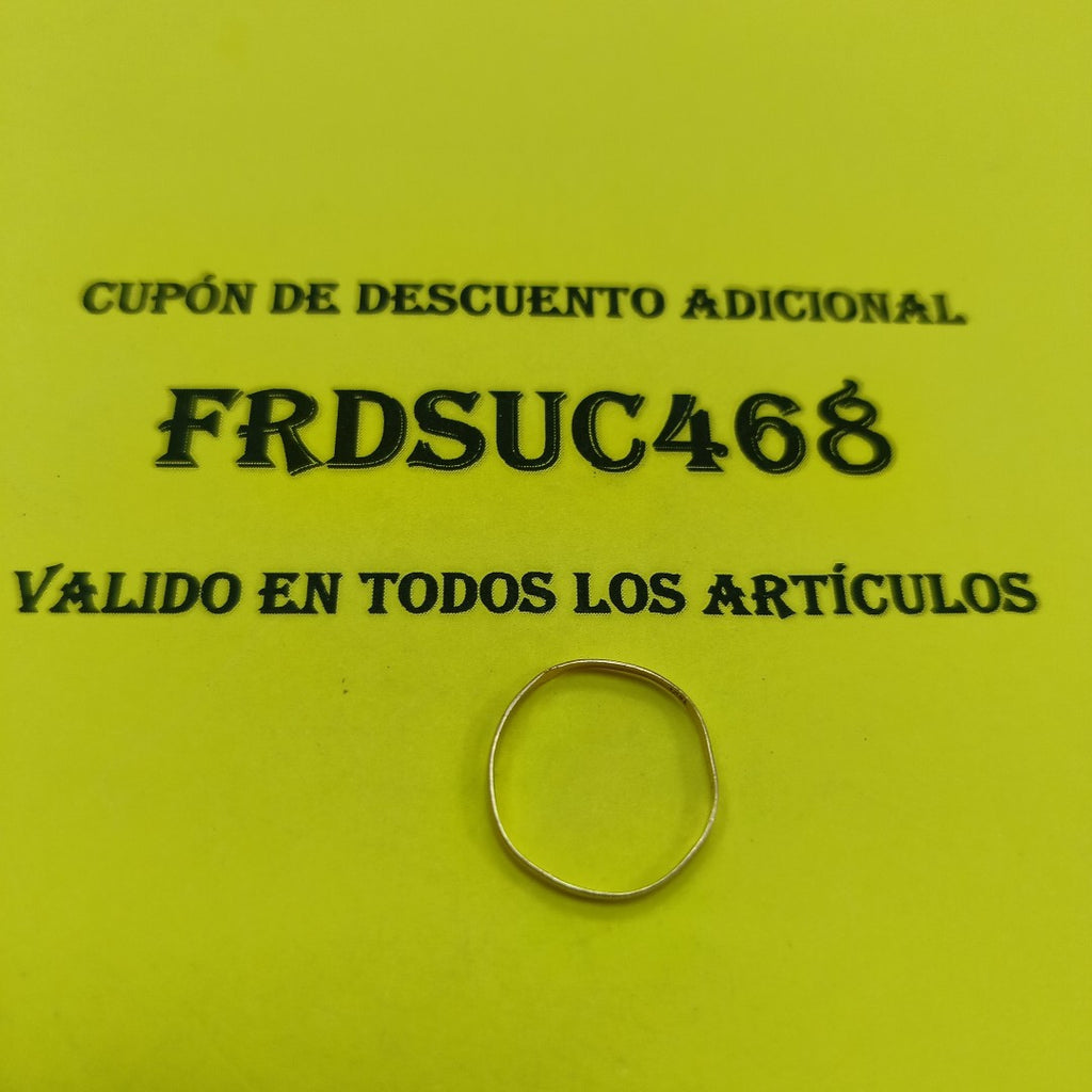 ARGOLLA ORO 18 K 0.5 GRMS (SEMINUEVO)