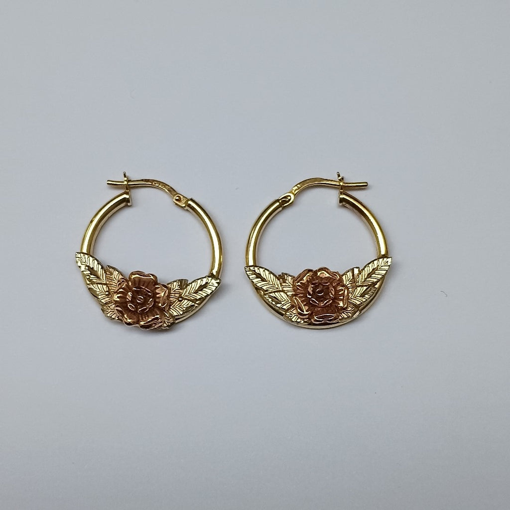 ARRACADAS PAR ORO 14 K 4.3 GRMS (SEMINUEVO)