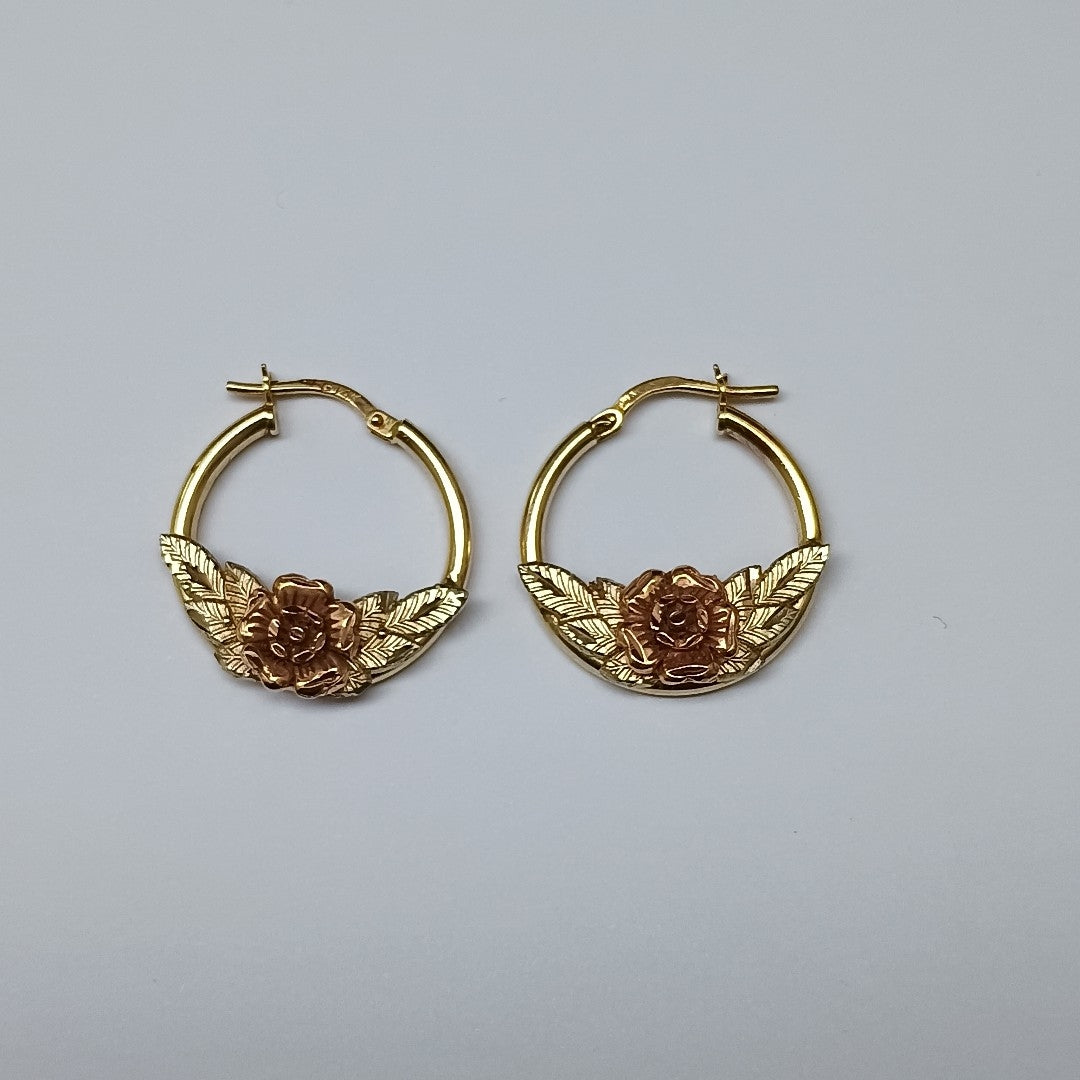 ARRACADAS PAR ORO 14 K 4.3 GRMS (SEMINUEVO)