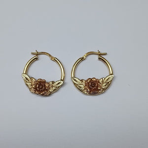 ARRACADAS PAR ORO 14 K 4.3 GRMS (SEMINUEVO)