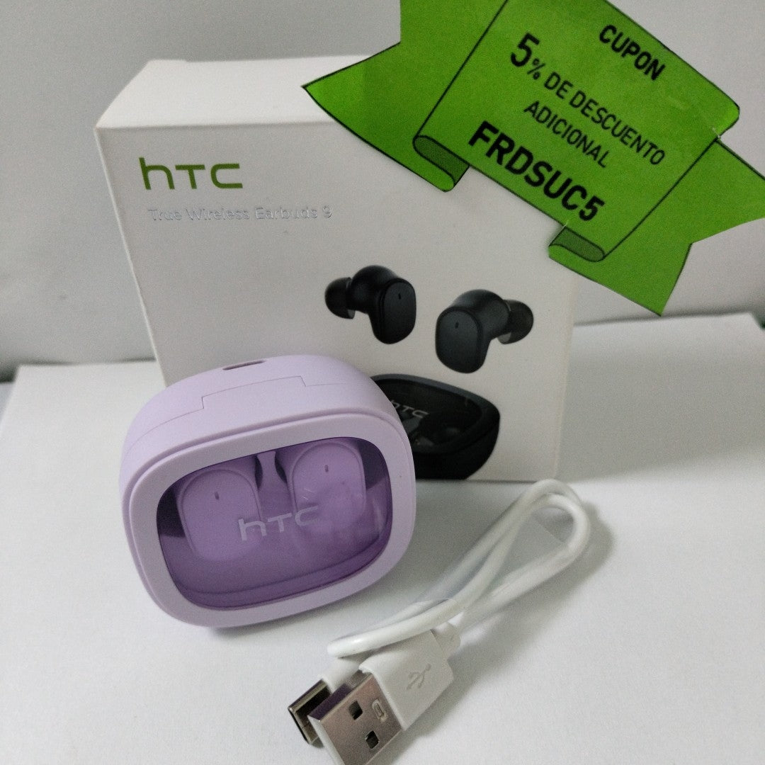 AUDIFONOS HTC EARBUDS 9 INALAMBRICO IN EAR (SEMINUEVO)