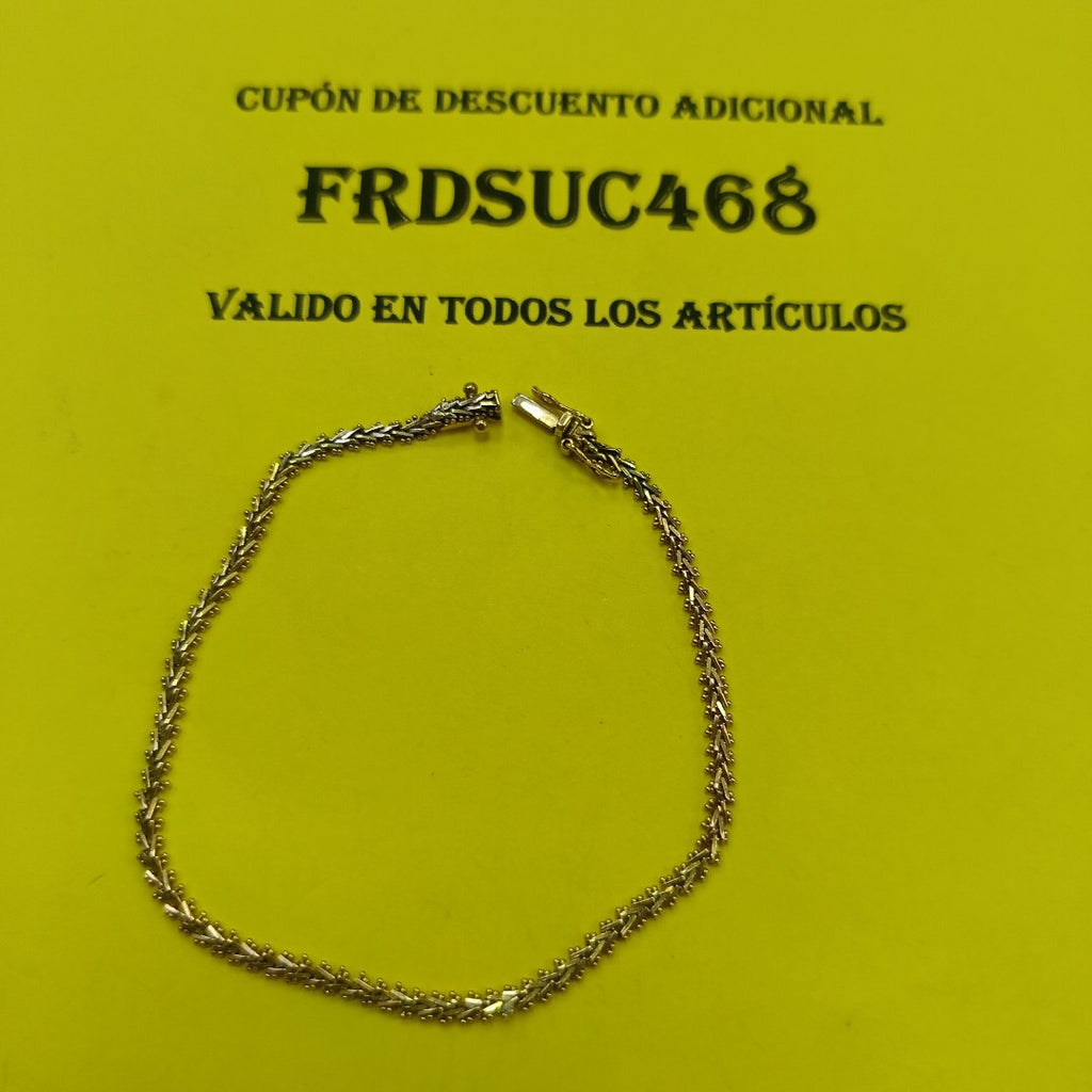 PULSERA ORO 18 K 6.4 GRMS (SEMINUEVO)