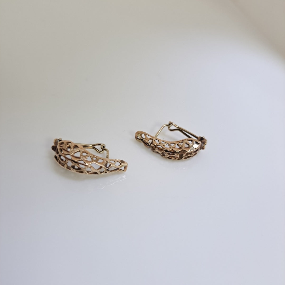 ARETES PAR ORO 8 K 2.6 GRMS (SEMINUEVO)