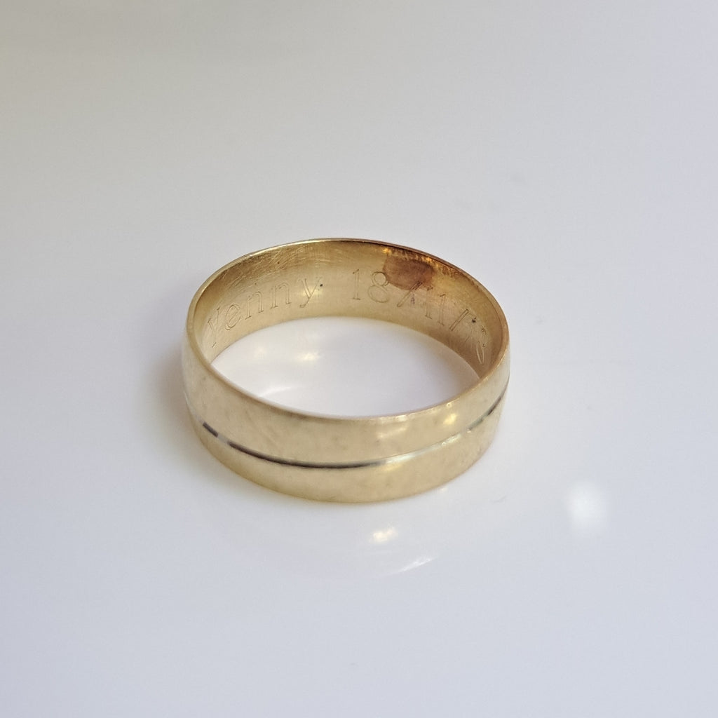 ARGOLLA ORO 14 K 4.3 GRMS (SEMINUEVO)