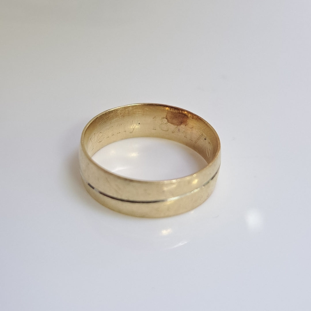 ARGOLLA ORO 14 K 4.3 GRMS (SEMINUEVO)