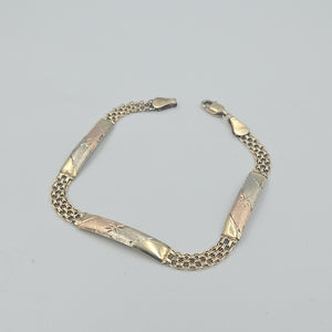 PULSERA ORO,ORO COMBINADO 10 K 4,10 GRMS (SEMINUEVO)