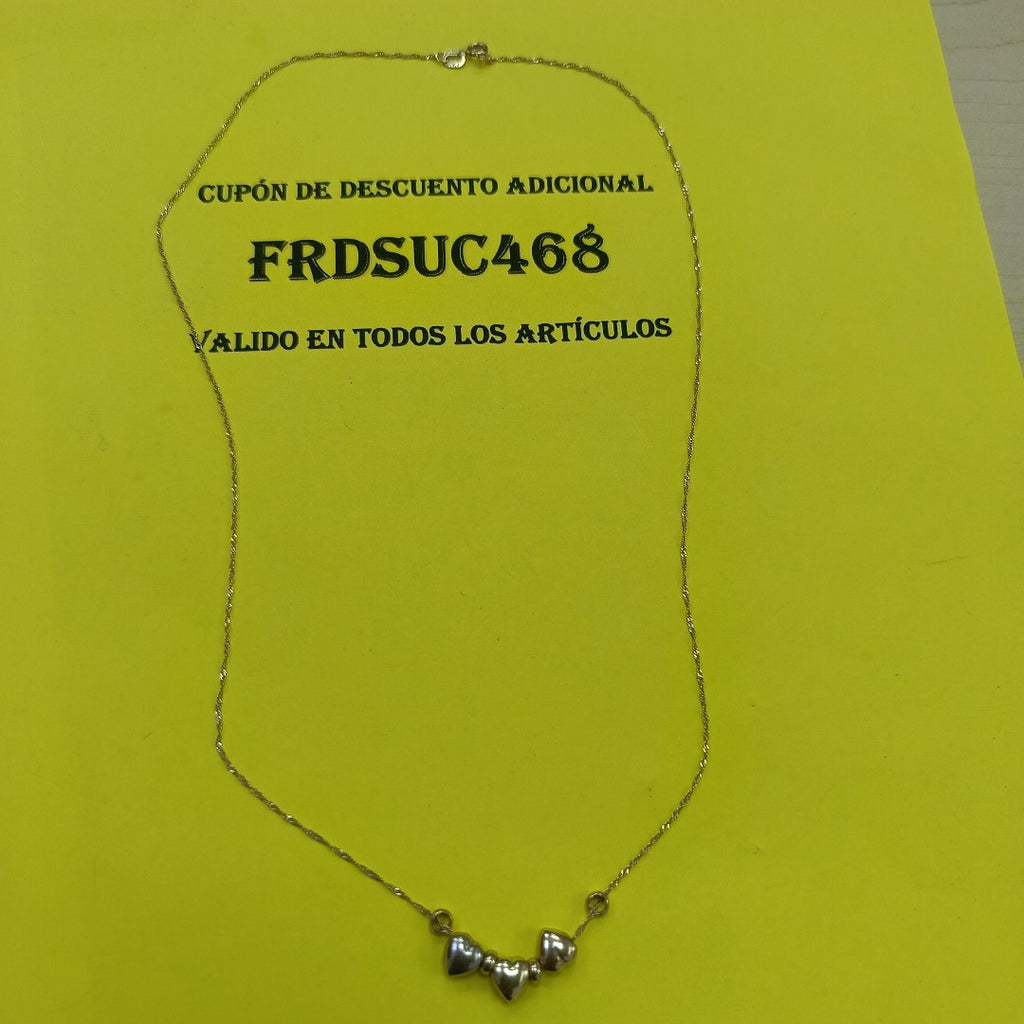 CADENA ORO COMBINADO 10 K 1,50 GRMS (SEMINUEVO)