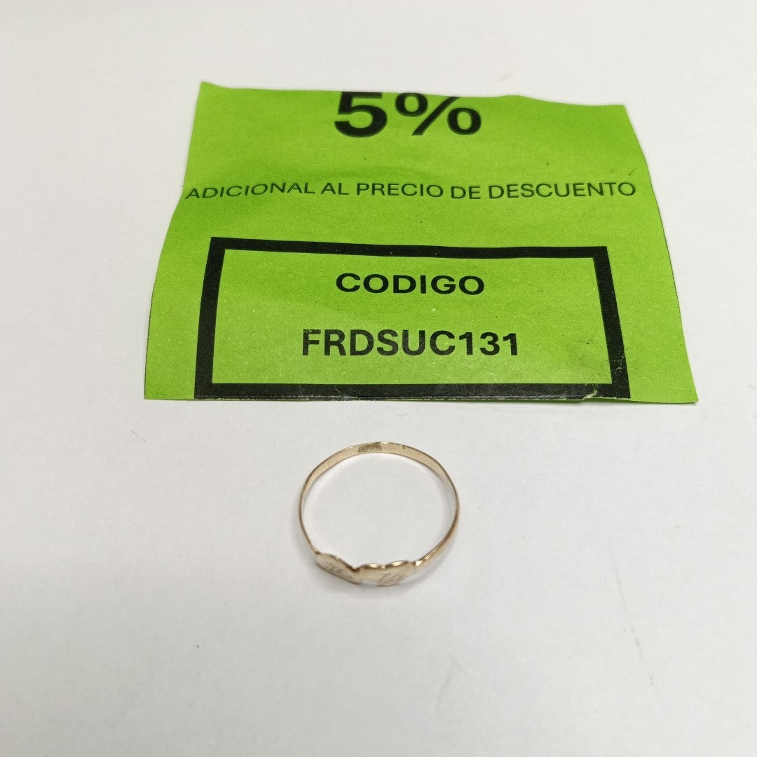 ANILLITO ORO 10 K 0.7 GRMS (SEMINUEVO)