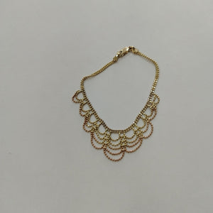 PULSERA ORO, ORO COMBINADO 10 K 4.4 GRMS (SEMINUEVO)