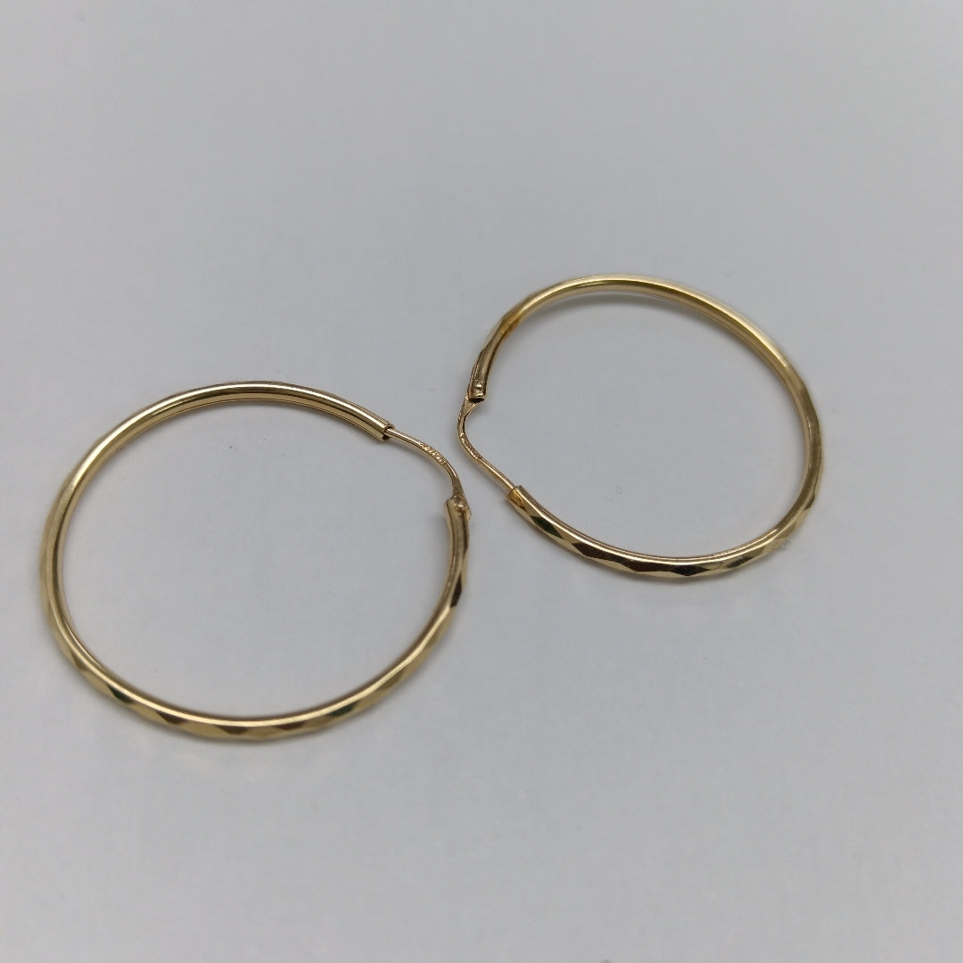 ARRACADAS PAR ORO 14 K 1.6 GRMS (SEMINUEVO)
