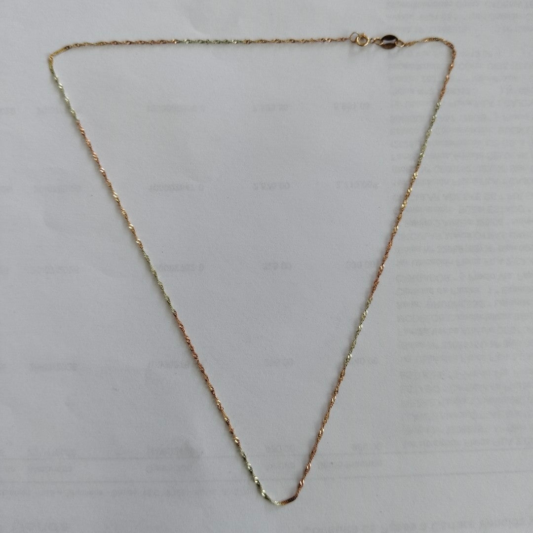 CADENA ORO 10 K 0.8 GRMS (SEMINUEVO)