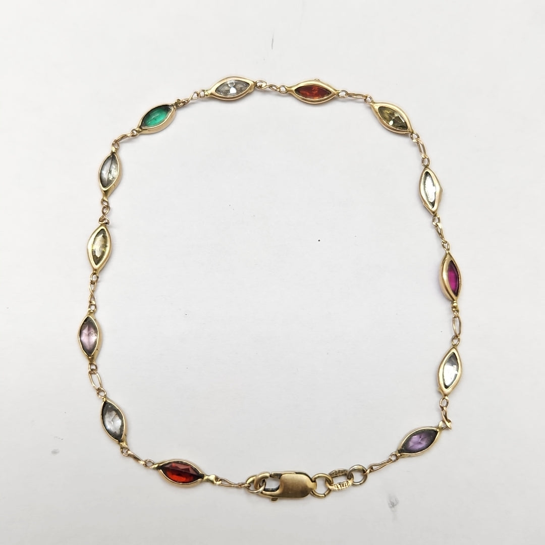 PULSERA ORO 14 K 2.6 GRMS (SEMINUEVO)