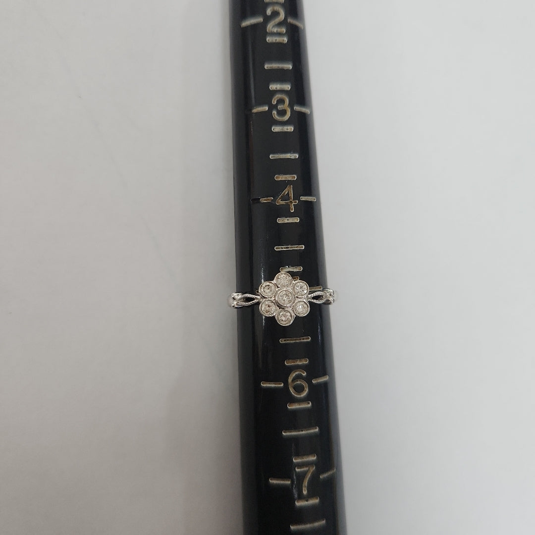 ANILLITO ORO BLANCO 14 K 1.7 GRMS (SEMINUEVO)