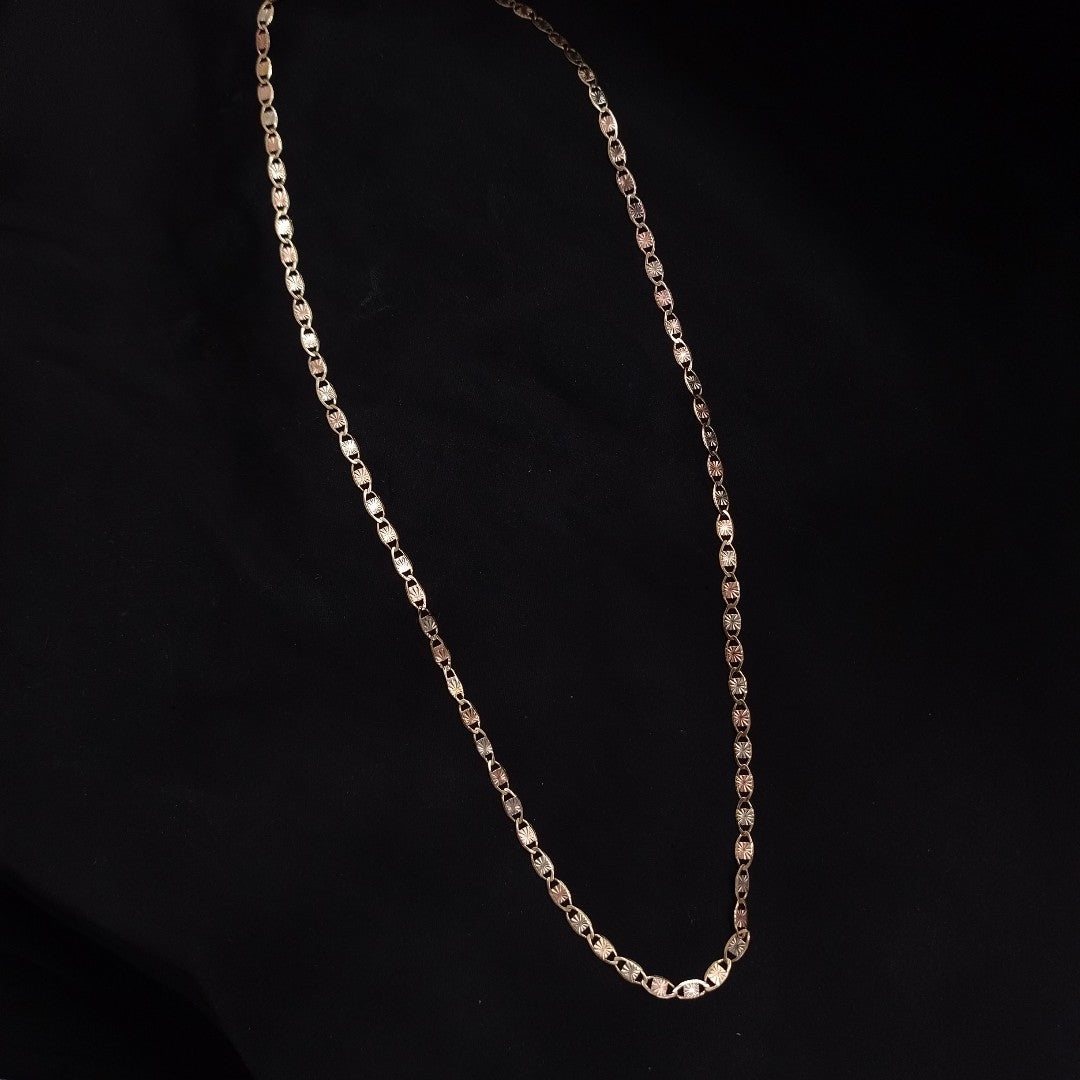 CADENA ORO COMBINADO 10 K 3,50 GRMS (SEMINUEVO)