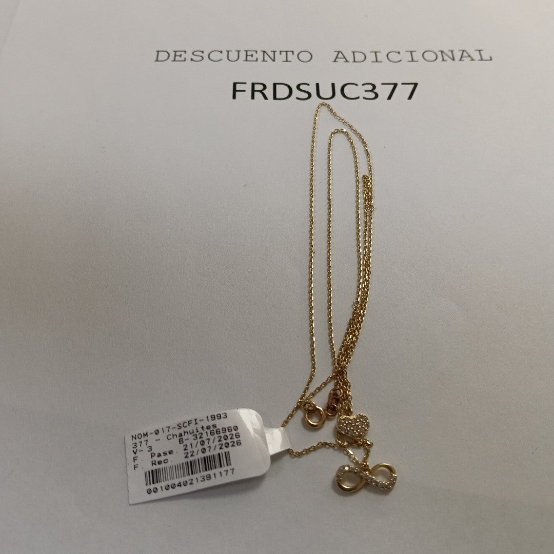 GARGANTILLA ORO 14 K 2.8 GRMS (SEMINUEVO)