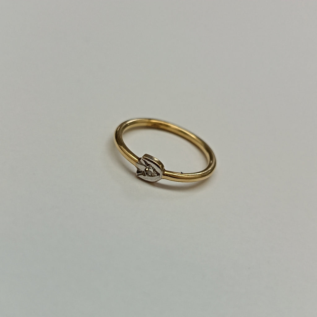 ANILLITO ORO, RODIADO 14 K 0.7 GRMS (SEMINUEVO)