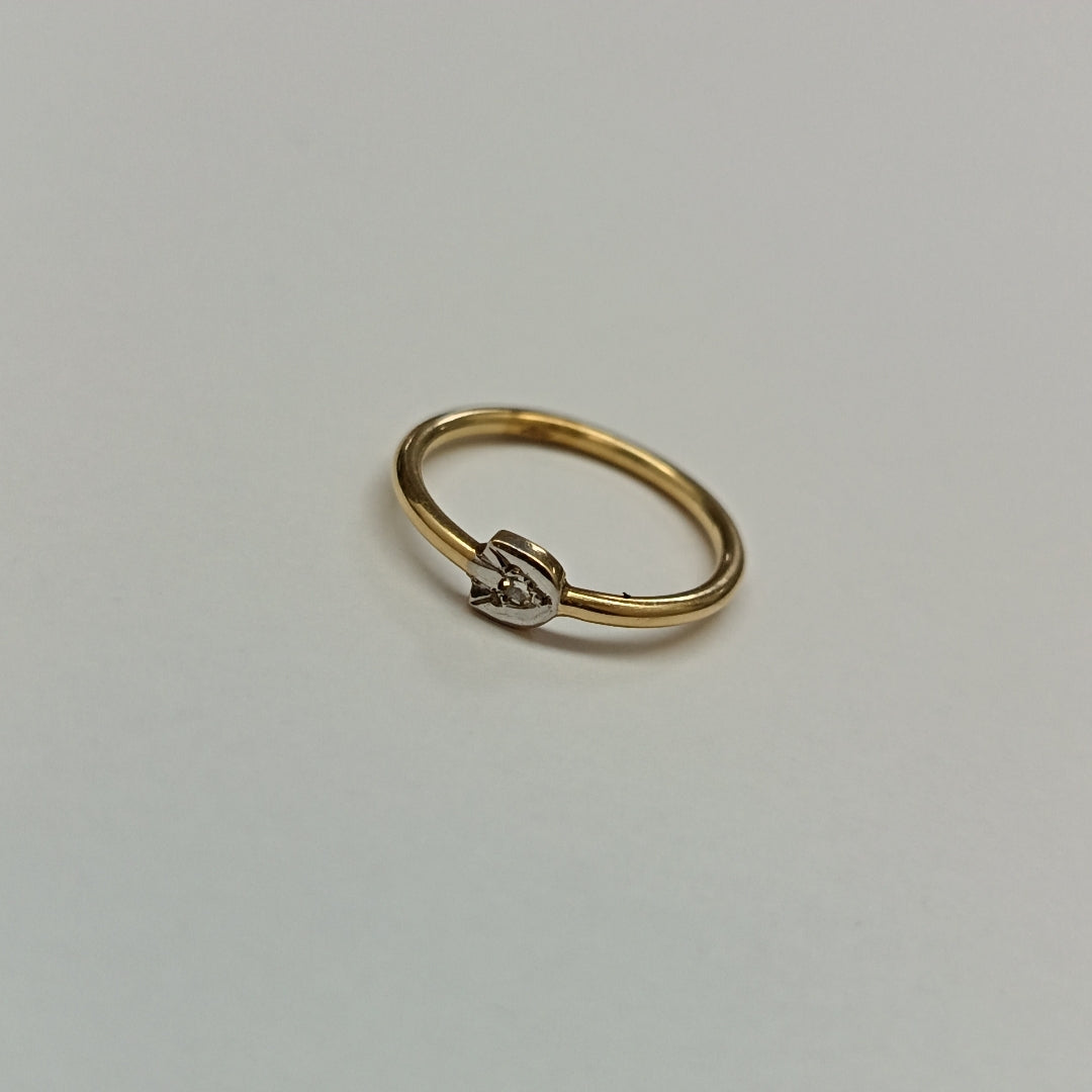 ANILLITO ORO, RODIADO 14 K 0.7 GRMS (SEMINUEVO)