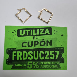 ARETES PAR ORO 14 K 1.1 GRMS (SEMINUEVO)