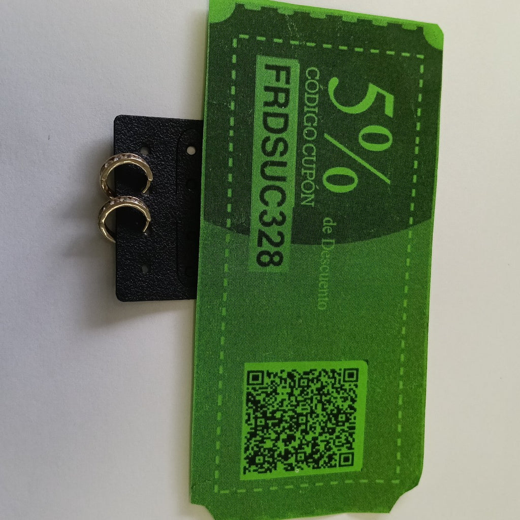 ARRACADAS PAR ORO 10 K 1 GRMS (SEMINUEVO)