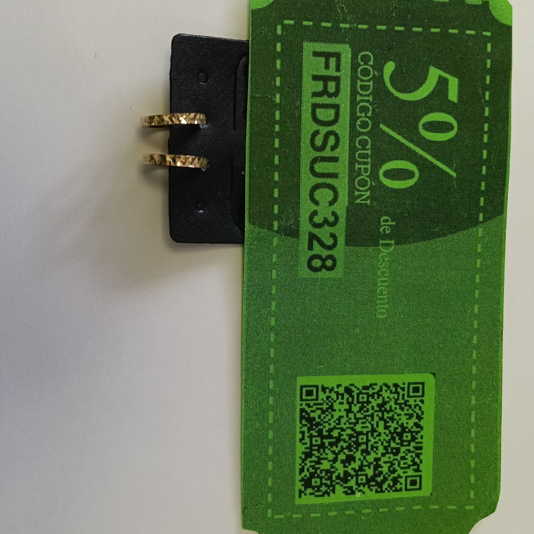 ARRACADAS PAR ORO 10 K 1.4 GRMS (SEMINUEVO)