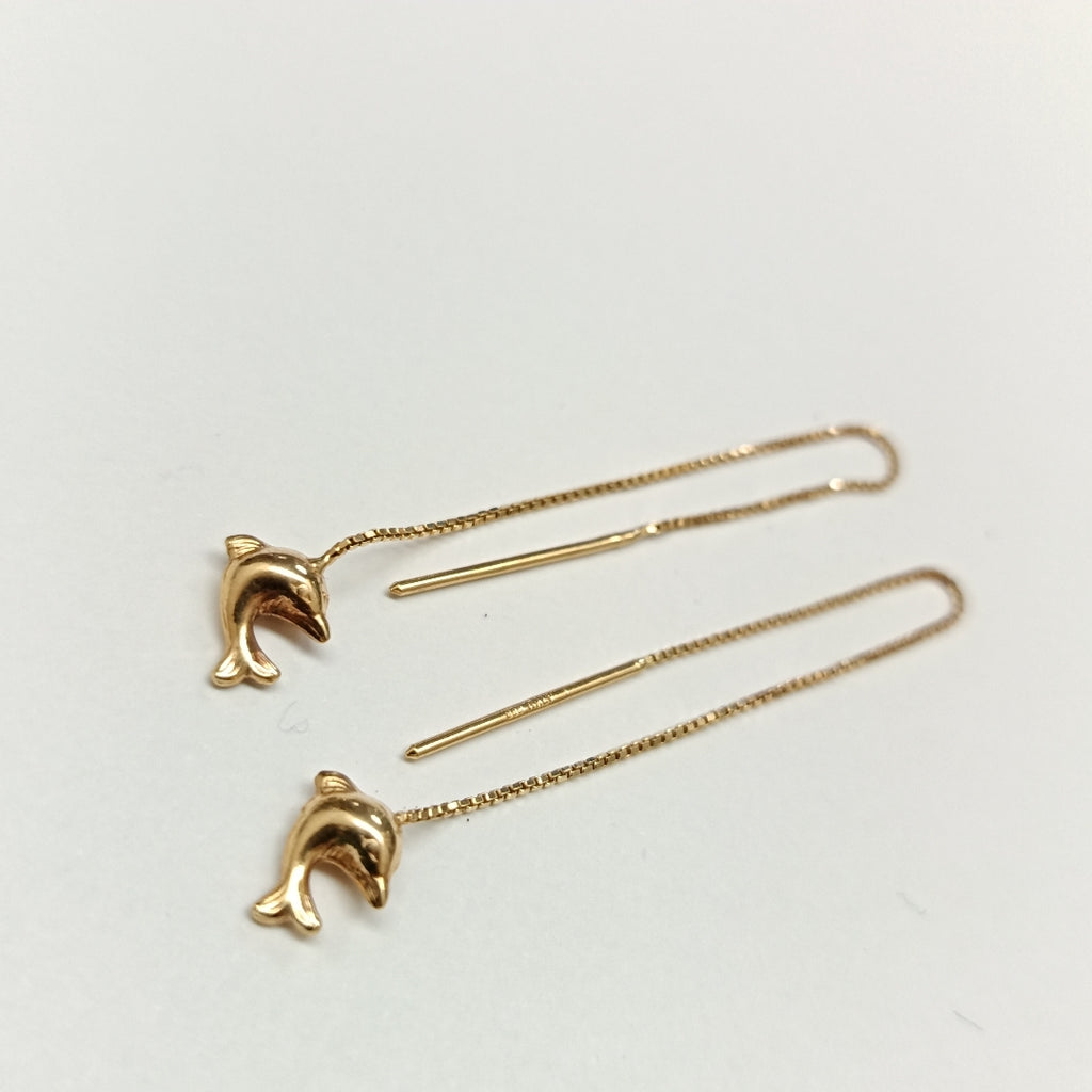 VIOLADORES PAR ORO 14 K 1.1 GRMS (SEMINUEVO)