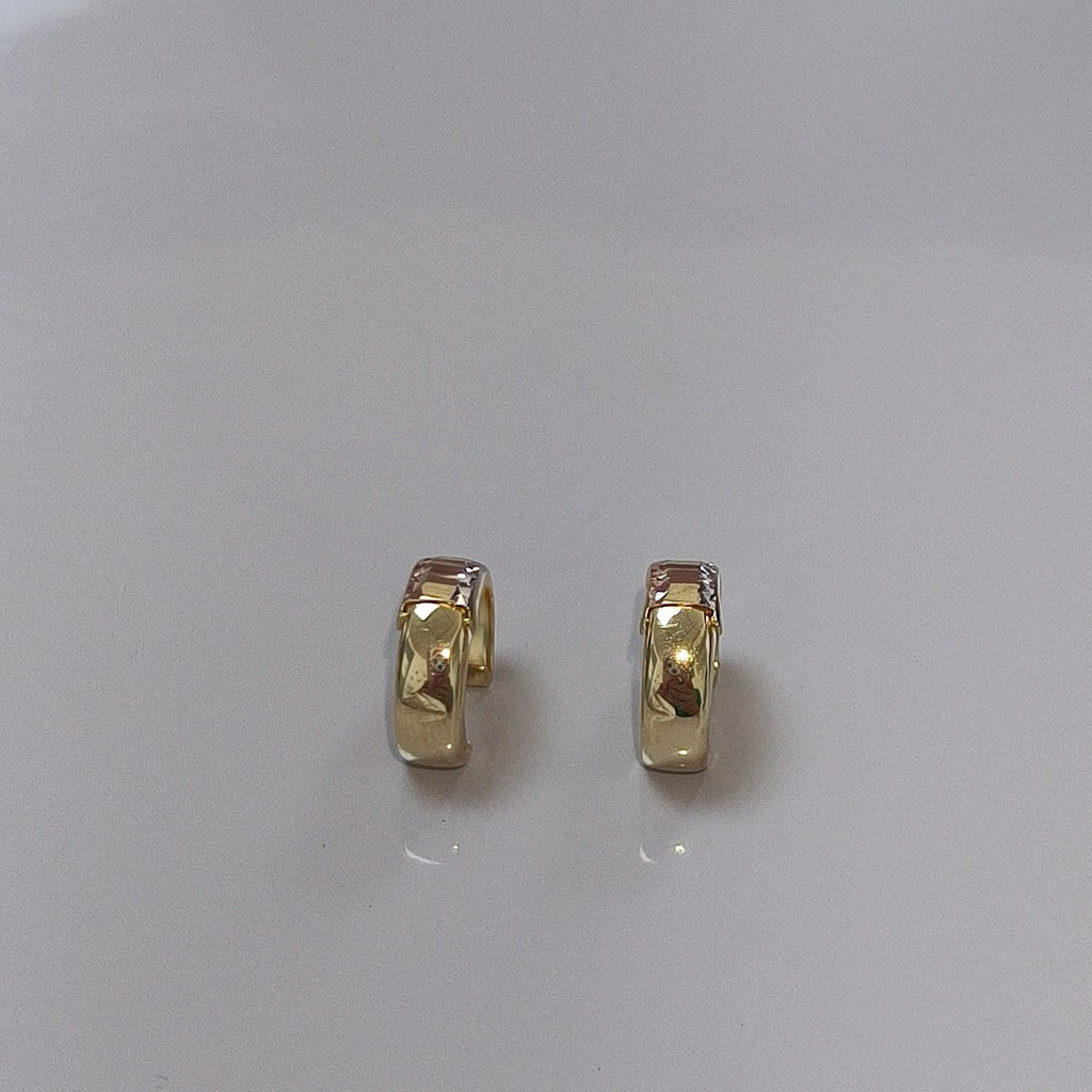 ARRACADAS PAR ORO 14 K 1.2 GRMS (SEMINUEVO)