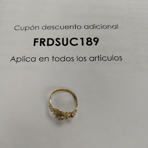 ANILLITO ORO COMBINADO 10 K 2.4 GRMS (SEMINUEVO)