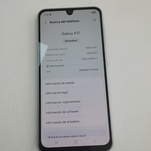 CELULAR SAMSUNG GALAXY A17 SM-A175F (2025) 128 GB 4 GB RAM (SEMINUEVO)