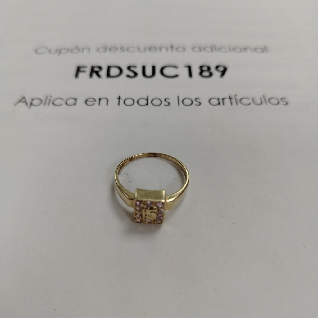 ANILLITO ORO 10 K 1.8 GRMS (SEMINUEVO)