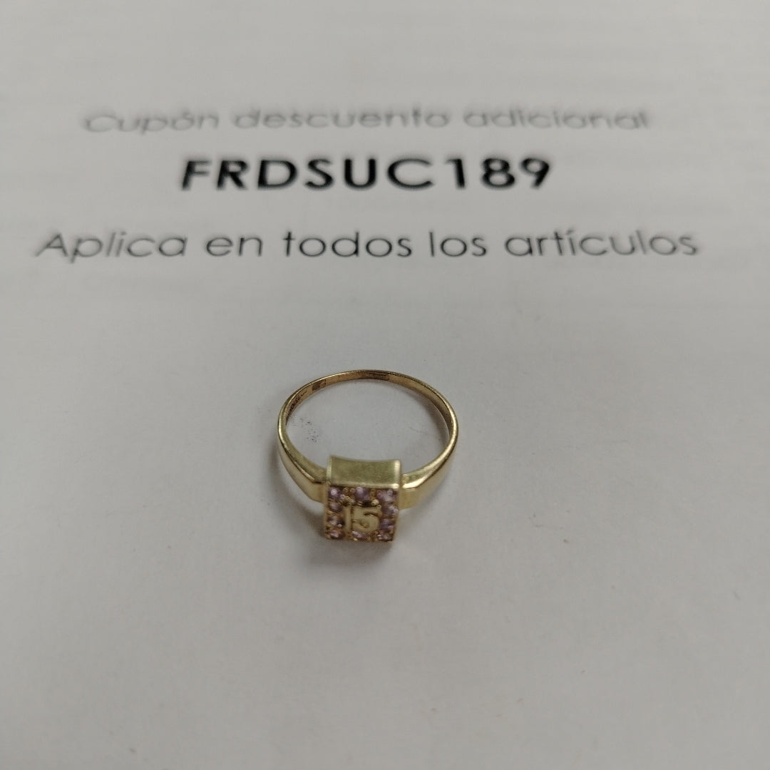 ANILLITO ORO 10 K 1.8 GRMS (SEMINUEVO)